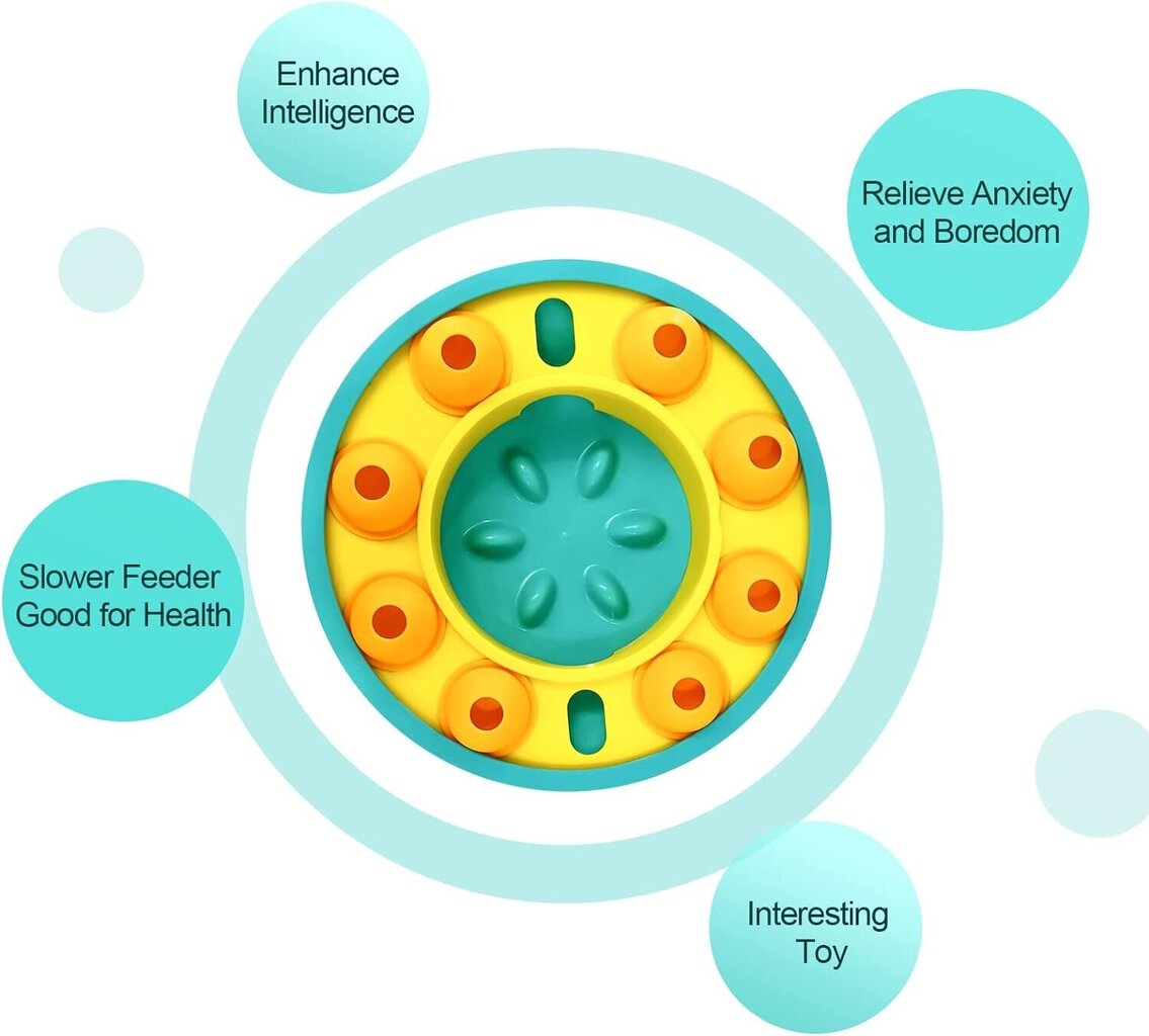 Interaktīvā kaķu/suņu rotaļlieta Food Roulette cena un informācija | Rotaļlietas kaķiem | 220.lv