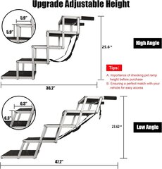 Saliekamās kāpnes suņiem цена и информация | Для путешествий | 220.lv