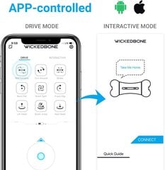 Interaktīvā rotaļlieta suņiem WickedBone, zila cena un informācija | Suņu rotaļlietas | 220.lv