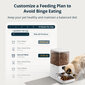 Automātiskais kaķu/suņu barotājs + APP vadība цена и информация | Bļodas, kastes pārtikas | 220.lv