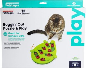 Interaktīva puzle ar kaķu našķiem Buggin' Out cena un informācija | Rotaļlietas kaķiem | 220.lv