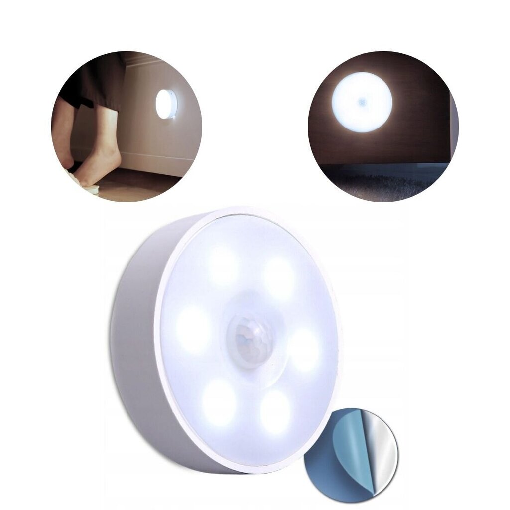 Apaļa LED lampa cena un informācija | Sienas lampas | 220.lv
