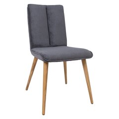 Комплект из 2 обеденных стульев NOVA 59x53,5xH92см, темно-серый цена и информация | Стулья для кухни и столовой | 220.lv