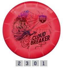 Disku golfa disks LUX VAPOR Cloud Breaker, rozā/balts cena un informācija | Disku golfs | 220.lv