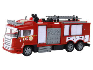 Tālvadības pults vadāms ugunsdzēsēju auto Lean Toys, sarkans cena un informācija | Rotaļlietas zēniem | 220.lv