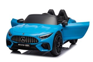 Vienvietīgs bērnu elektromobilis Mercedes AMG SL63, zils cena un informācija | Bērnu elektroauto | 220.lv