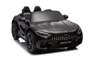 Vienvietīgs bērnu elektromobilis Mercedes AMG SL63, melns цена и информация | Электромобили для детей | 220.lv