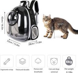 Рюкзак для переноски котов/собак цена и информация | Переноски, сумки | 220.lv