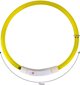 LED kaklasiksna suņiem Purlov, 70x1,2 cm, dzeltena cena un informācija | Apkakles, siksnas suņiem | 220.lv