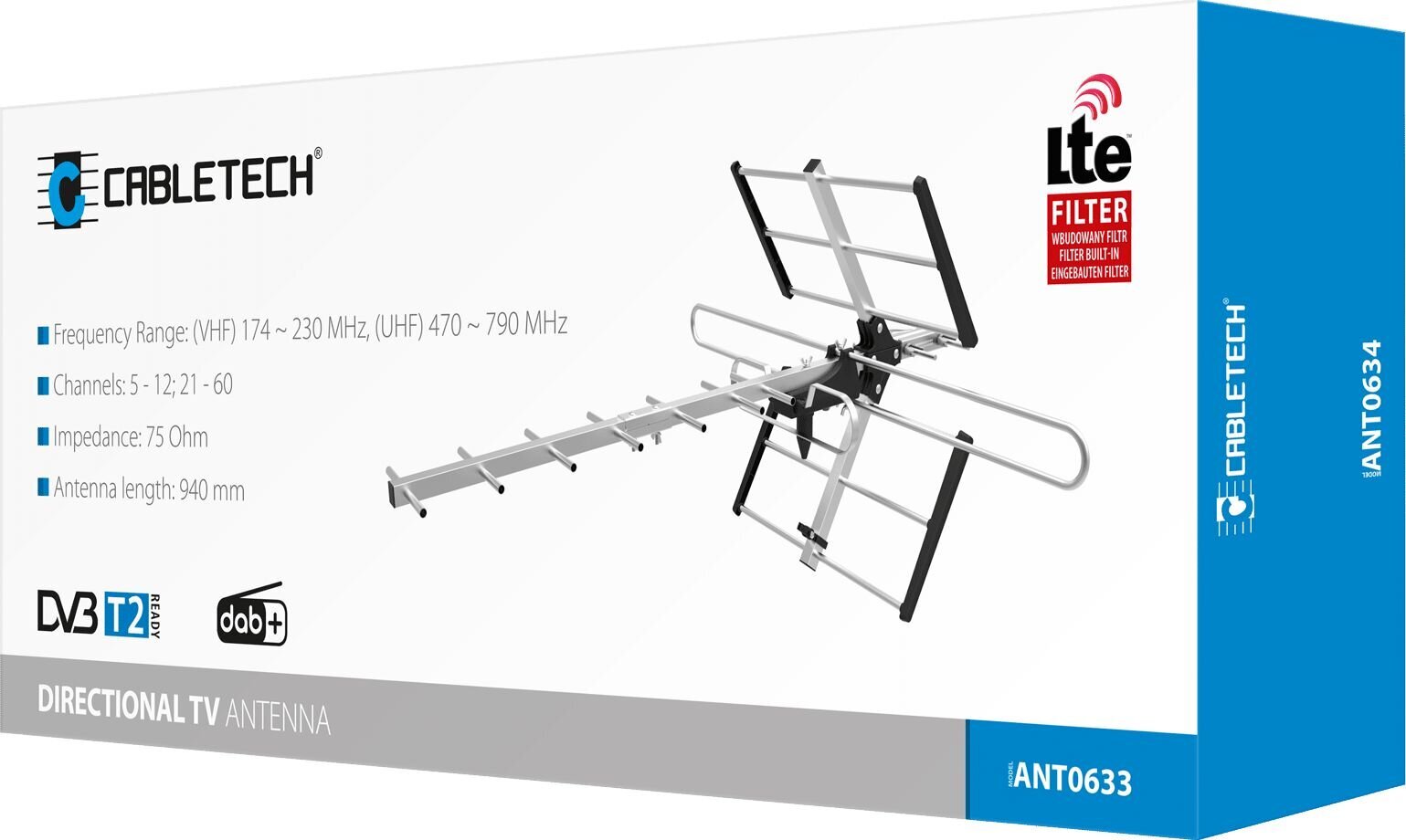 Cabletech ANT0633 cena un informācija | Antenas un piederumi | 220.lv