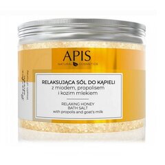 Vannas sāls Apis Relax Honey Bath Salt, 650 g cena un informācija | Dušas želejas, eļļas | 220.lv