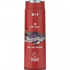 Šampūns-dušas želeja vīriešiem Old Spice Night Panther, 400 ml cena un informācija | Dušas želejas, eļļas | 220.lv