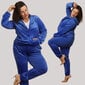 Liela izmēra ikdienas komplekts sievietēm Selena, zils cena un informācija | Sporta apģērbs sievietēm | 220.lv