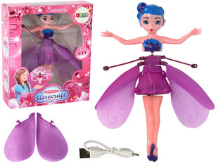 Lidojoša lelle Lean Toys, violeta cena un informācija | Rotaļlietas meitenēm | 220.lv
