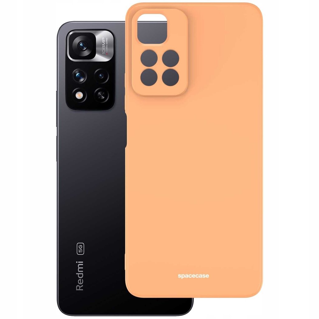 Silikona vāciņš Redmi Note 11 Pro+ oranžs cena un informācija | Telefonu vāciņi, maciņi | 220.lv