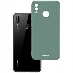 Silikona vāciņš Huawei P20 Lite tumši zaļā krāsā cena un informācija | Telefonu vāciņi, maciņi | 220.lv