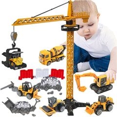 Rotaļu celtniecības celtņa komplekts cena un informācija | Rotaļlietas zēniem | 220.lv