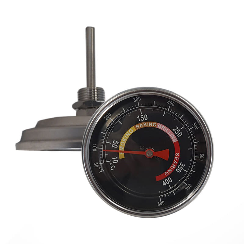 Termometrs DM, 110mm, melns cena un informācija | Grila, barbekjū piederumi un aksesuāri | 220.lv