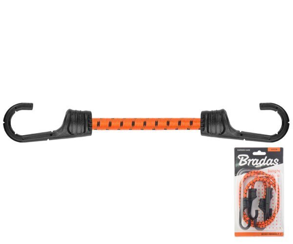 Elastīga gumija ar āķi Bradas Bungee Cord Hook, 60 cm, 10gab. цена и информация | Dārza instrumenti | 220.lv