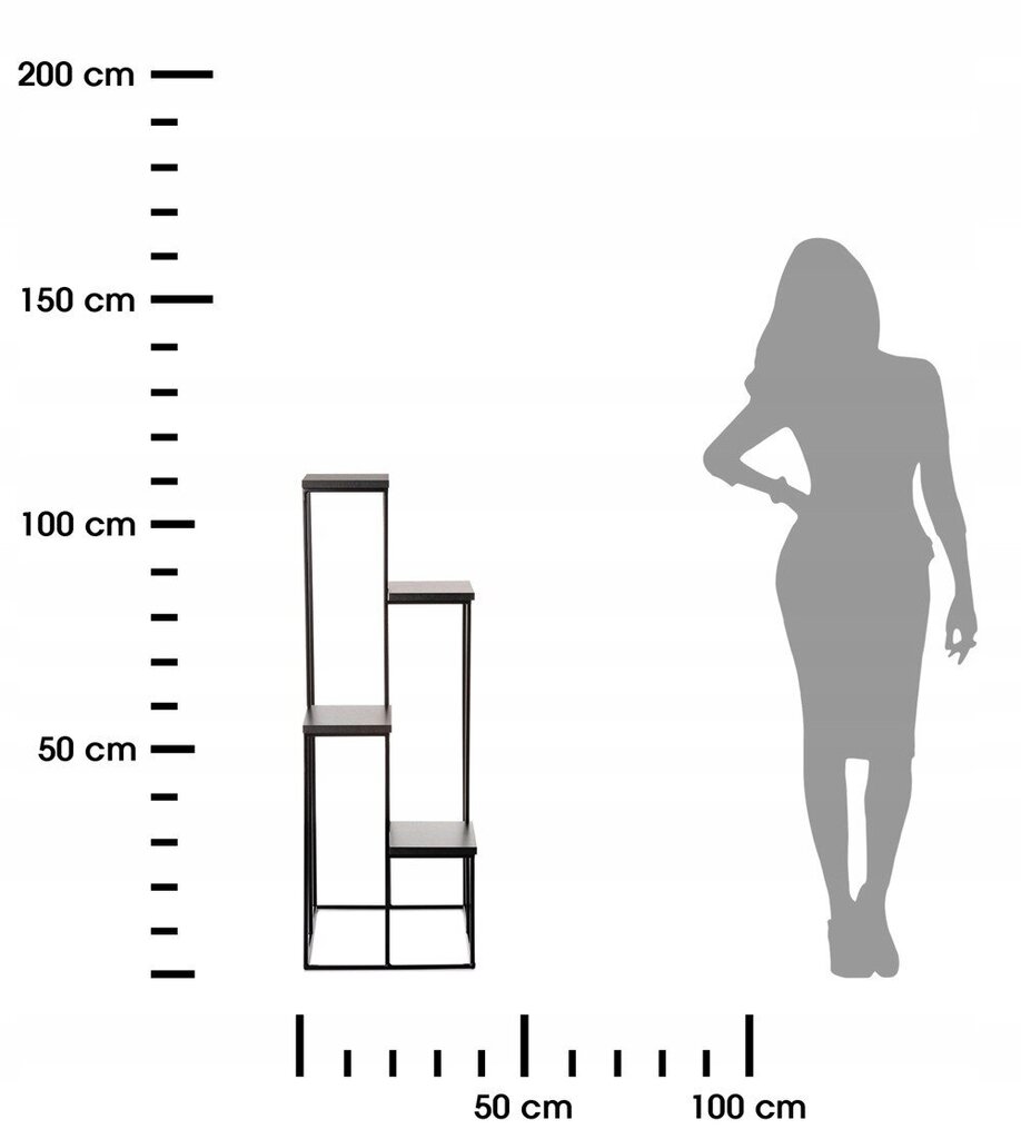 Puķu statīvs Loft, 110 cm цена и информация | Ziedu statīvi, puķu podu turētāji | 220.lv