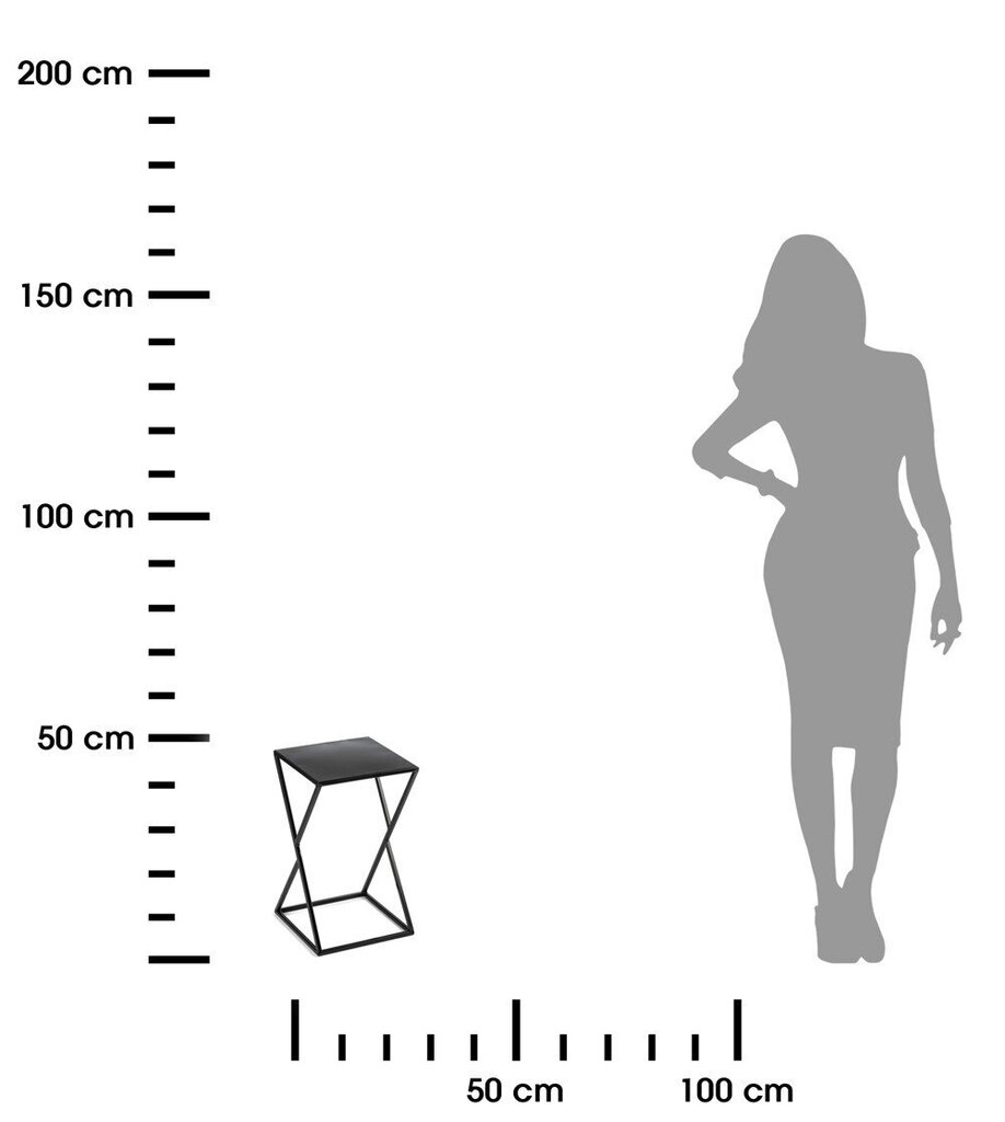 Puķu statīvs Loft, 40 cm cena un informācija | Ziedu statīvi, puķu podu turētāji | 220.lv