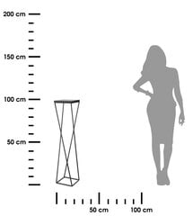 Puķu statīvs Loft, 100 cm cena un informācija | Ziedu statīvi, puķu podu turētāji | 220.lv