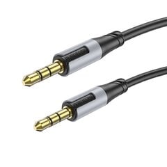 Borofone Cable BL19 Creator 2 in 1 - jack 3,5mm male to 2xjack 3,5mm female - 15 cm black цена и информация | Адаптеры и USB разветвители | 220.lv