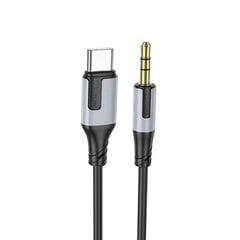 Borofone Cable BL19 Creator 2 in 1 - jack 3,5mm male to 2xjack 3,5mm female - 15 cm black цена и информация | Адаптеры и USB разветвители | 220.lv