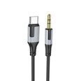 Аудиокабель Borofone BL19 USB-C to 3.5mm черный