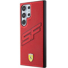 Ferrari FEHCS24LPINR S24 Ultra S928 czerwony|red hardcase Big SF Perforated цена и информация | Чехлы для телефонов | 220.lv