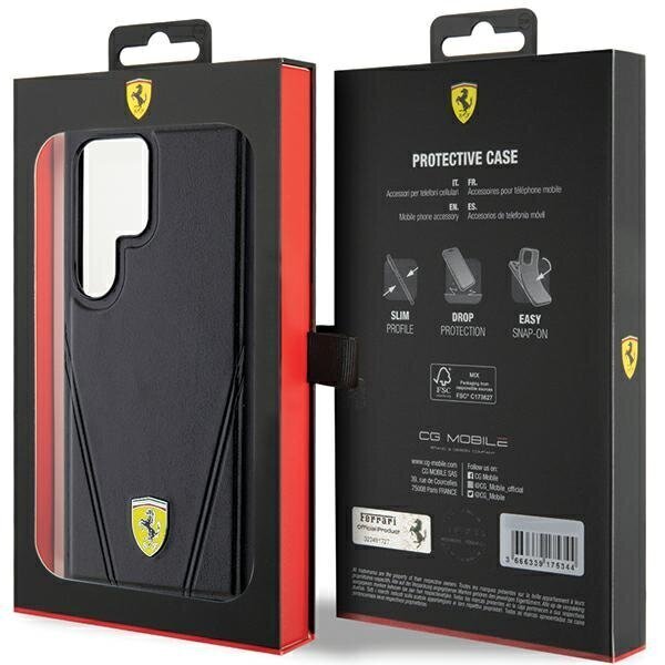CG Mobile Ferrari FEHMS24LP3BAK cena un informācija | Telefonu vāciņi, maciņi | 220.lv