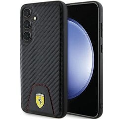 FerrariFEHCS24MN3PUK S24+ S926 czarny|black hardcase Carbon Stitched Bottom цена и информация | Чехлы для телефонов | 220.lv