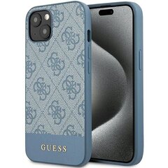 Guess GUHCP15SG4GLBL iPhone 15 | 14 | 13 6.1" niebieski|blue hardcase 4G Stripe Collection цена и информация | Чехлы для телефонов | 220.lv