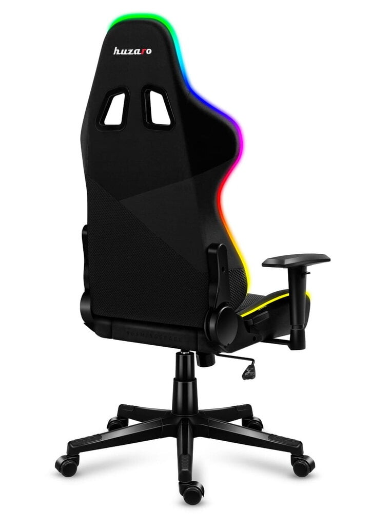 Spēļu krēsls Huzaro Force 6.2 RGB, melns цена и информация | Biroja krēsli | 220.lv