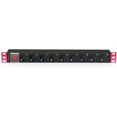 Techly Pro PDU 1U 9xSchuko цена и информация | Блоки питания (PSU) | 220.lv