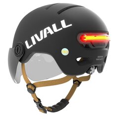 Ķivere Smart Livall L23, melna cena un informācija | Ķiveres | 220.lv
