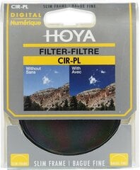 Hoya cirkulārais polarizācijas filtrs Slim 55mm cena un informācija | Filtri | 220.lv