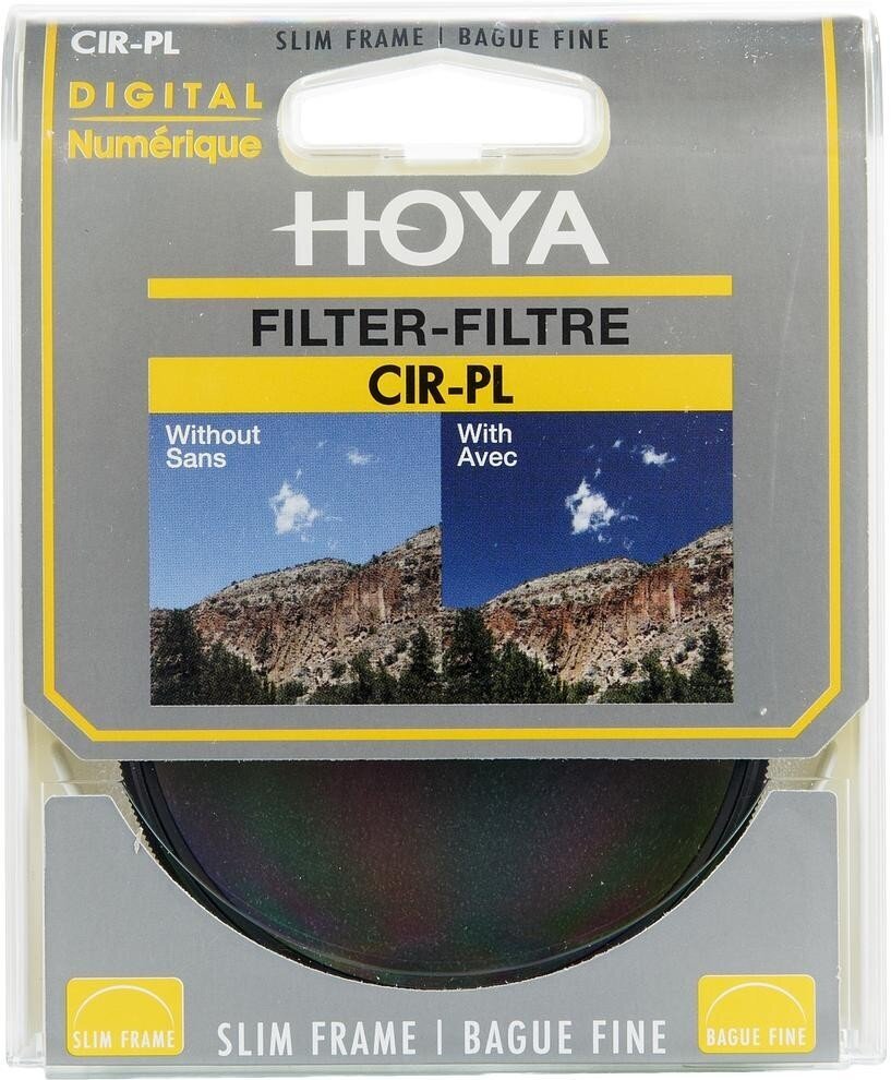 Hoya cirkulārais polarizācijas filtrs Slim 55mm цена и информация | Filtri | 220.lv