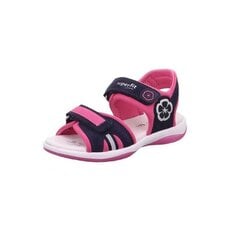 Superfit sandales meitenēm, tumši zilas/rozā cena un informācija | Bērnu sandales | 220.lv
