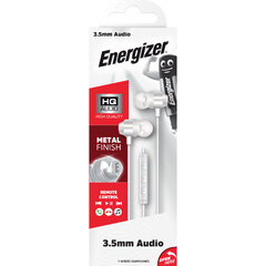 Energizer Classic CIA10 White цена и информация | Наушники | 220.lv