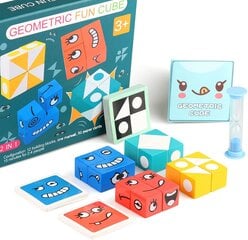 Деревянная головоломка Gezimetie для детей в возрасте 3-5 лет цена и информация | Настольная игра | 220.lv