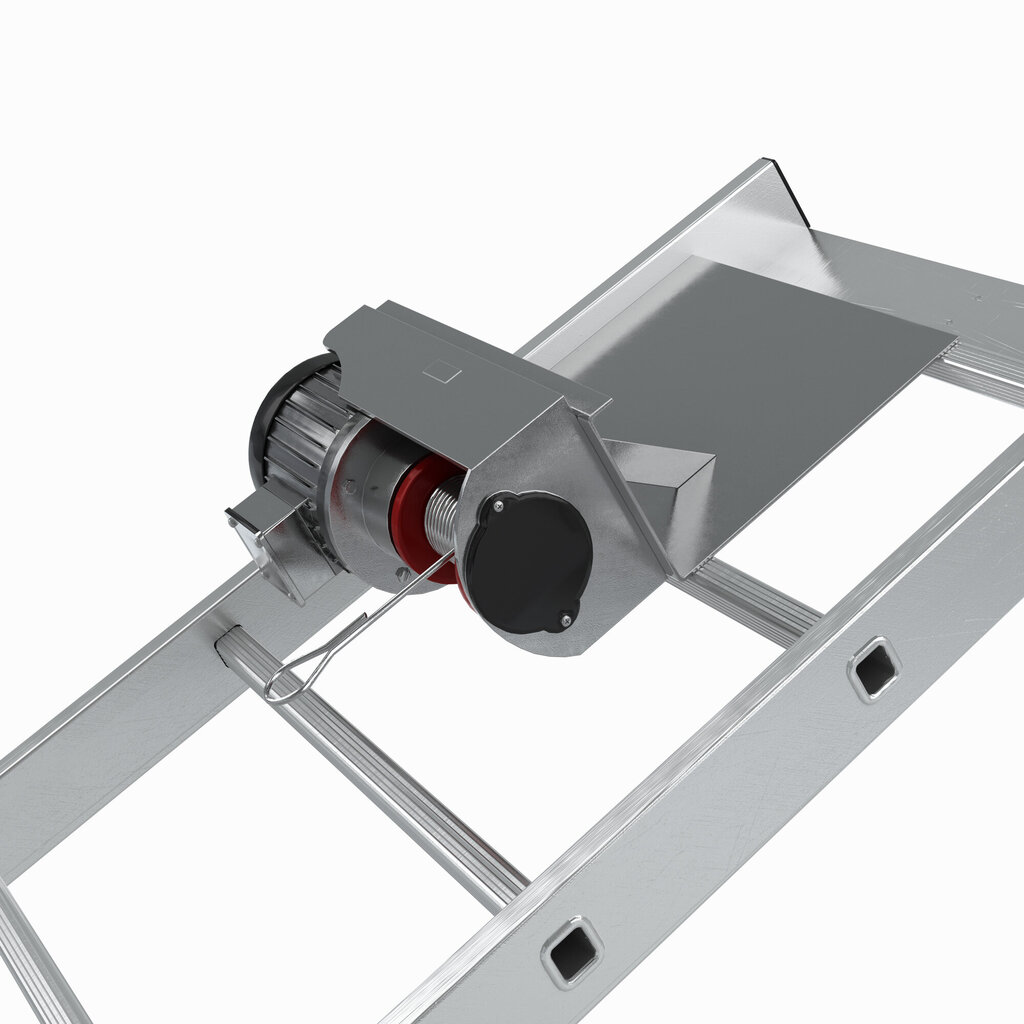 Alumīnija jumta lifts, elektriskā vinča, DRABEST цена и информация | Saliekamās kāpnes, celtniecības sastatnes | 220.lv