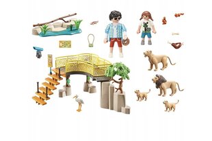 71192 PLAYMOBIL® Family Fun, Львы в вольере на открытом воздухе цена и информация | Конструкторы и кубики | 220.lv