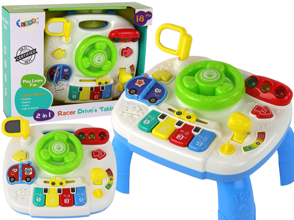 Interaktīvs 2in1 spēļu galds Lean Toys цена и информация | Rotaļlietas zīdaiņiem | 220.lv