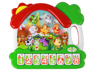 Bērnu klavieres angļu valodā Lean Toys cena un informācija | Rotaļlietas zīdaiņiem | 220.lv