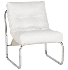 Buduāra krēsls, balts cena un informācija | Atpūtas krēsli | 220.lv