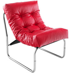 Buduāra krēsls, sarkans cena un informācija | Atpūtas krēsli | 220.lv