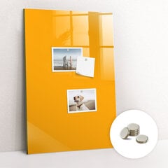 Magnētiskais dēlis Zelta Dzeltenā Krāsa, 70x100 cm cena un informācija | Kancelejas preces | 220.lv