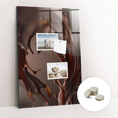Magnētiskais dēlis Šokolādes Piens, 70x100 cm cena un informācija | Kancelejas preces | 220.lv