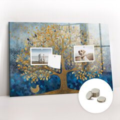 Magnētiskais dēlis Abstrakts Koks, 60x40 cm cena un informācija | Kancelejas preces | 220.lv